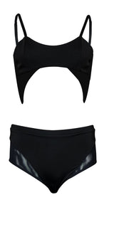 SUPERNOVA - Crop & brief INTIMATES Asher and Archer S Black 