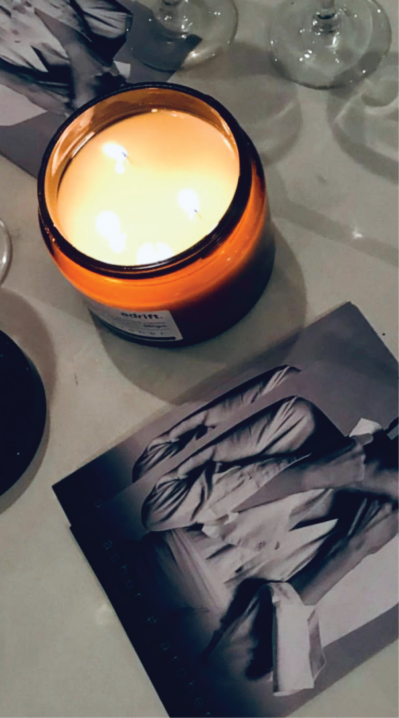 Z) ADRIFT - Hand poured scented candle 380gm